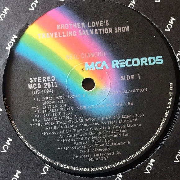 3/$30 Neil Diamond Sweet Caroline Vintage Vinyl Album 1973 - Picture 3 of 4